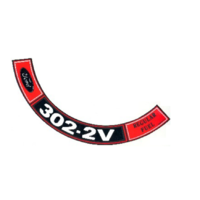 70-71 Air Cleaner Decal (302 2V Regular Fuel)