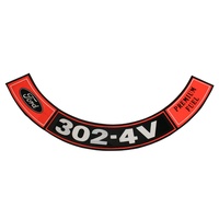 70-71 Air Cleaner Decal (302 4V Premium Fuel)