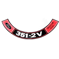 70-71 Air Cleaner Decal (351 2V Regular Fuel)