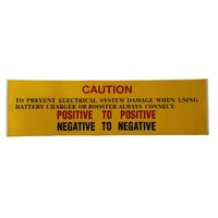 1963 - 1966 Ford Thunderbird Battery Caution Decal