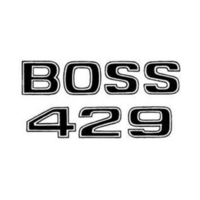 69-70 Boss 429 Fender Decal (Black)