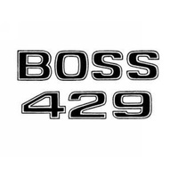 69-70 Boss 429 Fender Decal (White)