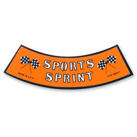 67-68 Air Cleaner Decal (Sports Sprint)