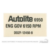 Rev limiter Decal
