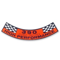 67-78 Air Cleaner Decal (390 Hi-Po)