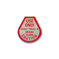 Disc Brake Master Cylinder Decal