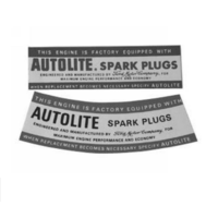 64-68 Air Cleaner Decal (Autolite 6 Cylinder)