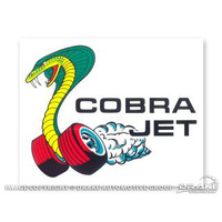 Cobra-Jet Window Decal