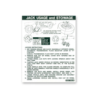 Coupe Jack Instructions (Regular Wheel, Late 1971-1972)