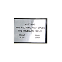 Red Ring Tire Pressure Decal