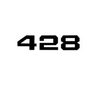 1970 428 Hood Decal (Black)