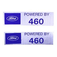 Ford Powered by 460 Valve Cover Decals x2 suit 1966 Ford Car