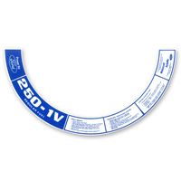 72-73 Air Cleaner Decal (250 1V)