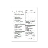 Shelby Pre-Delivery Sheet