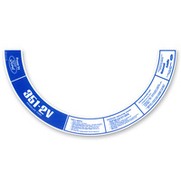 72-73 Air Cleaner Decal (351 2V Regular Fuel)