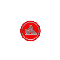 Holden Wheel Cap Disc 35mm - RED Early Style Lion with Short Tail