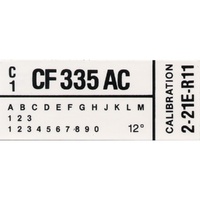 1982 Mustang GT Engine Code Decal - Without A/C
