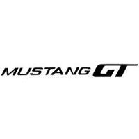 Ford Mustang GT Deck Lid Decal 85-86 Black