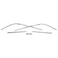 1967-69 Camaro/Firebird 6pc Roof Rail Weatherstrip Retainer Set