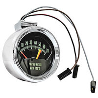 1966 Chevelle/El Camino Chrome Tachometer - 5600 Redline