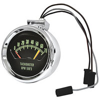 1966 Chevelle/El Camino Chrome Tachometer - 6200 Redline