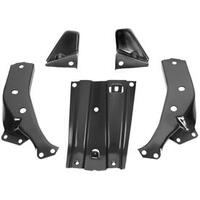 1963 Impala 5pc Front Bumper Bracket Set