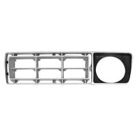 Silver/Black Headlamp Door for 1976-77 Ford Pick Up