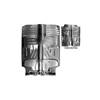 1955 - 1957 Chevrolet Floor Pan Assembly with Brace - Sedan & Wagon