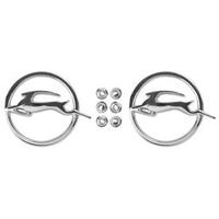 1963 Impala Quarter Panel Emblem - Pair
