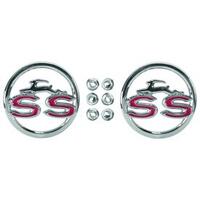 1963 Impala "SS" Quarter Panel Emblem - Pair