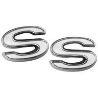 1969-72 Camaro "SS" Fender Emblem (Pair)