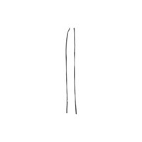 1970-72 Chevelle Molding Door Edge - Pair