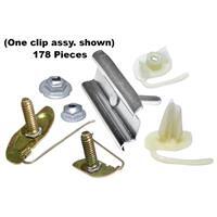 1964 Impala Side Body Molding Clips Set