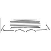 1969-70 Mustang 13pc Fold Down Seat Molding