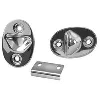 1965-70 Mustang Seat Support & Trap Door Catch Set