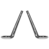 1964 - 1966 Mustang Seat Side Molding Set - Stainless Steel