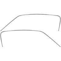 1967 - 1968 Ford Mustang Fastback Drip Rail Molding - Pair