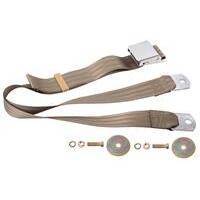 1967-73 Camaro/GM 74" Seat Belt - Dark Tan