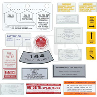1962 - 1963 US Falcon 15 Piece Decal Kit - 144