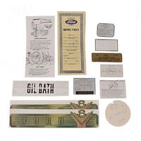 1954 Ford V8 Decal Kit 11pce