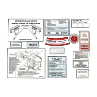 1965 Mustang 14 Piece Decal Kit