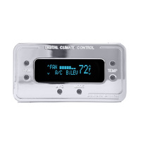 Digital Climate Control for Vintage Air Gen II - Chrome Bezel, Teal Display