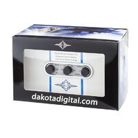 Three-Knob Digital Climate Controller for Vintage Air Gen IV - Chrome Bezel, Silver Alloy Face, Blue Display