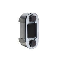 HDX-Style Climate Controls Air Gen-IV/Gen-V Gauge - Chrome Bezel, Silver Alloy Face