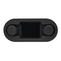 HDX-Style Climate Controls Air Gen-IV/Gen-V Gauge - Black Bezel, Black Alloy Face