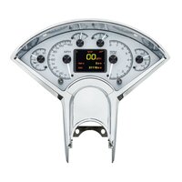 1955-1956 Chevy Car HDX Instruments - Silver Alloy Face