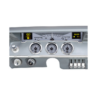1961-62 Chevy Impala HDX Instruments - Silver Alloy Face, MPH