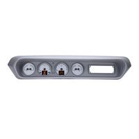 1964-67 Pontiac GTO/LeMans/Tempest HDX Instruments - Silver Alloy Face