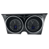1967-68 Camaro/Firebird HDX Instruments - Black Alloy Face