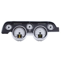 1967-68 Ford Mustang HDX Instruments - Silver Alloy Face